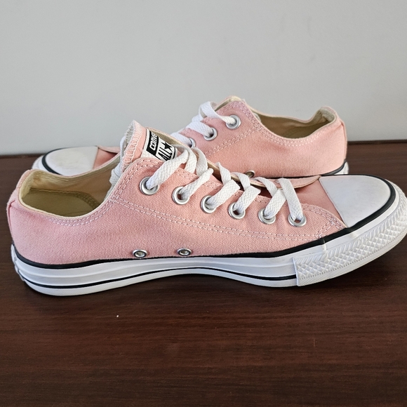 CONVERSE All Star Low Unisex Pink Lace Up Sneakers, Shoes - Picture 6 of 9